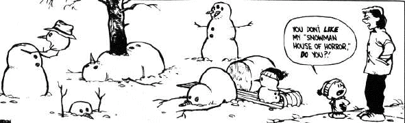 calvin and hobbes snowmen prophets of doom
